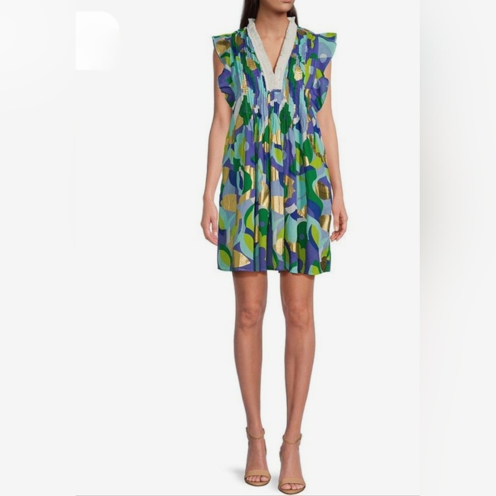 Jude Connally Larissa Sundress in Abstract moma Size XL